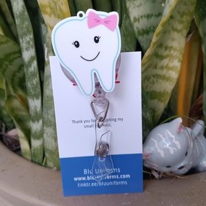 Dental badge reel holder dentist